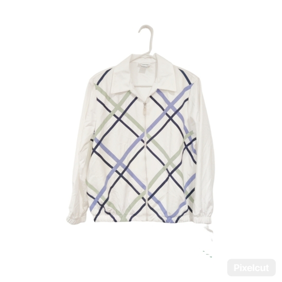 ALFRED DUNNER zip up jacket size 10 - Picture 1 of 4